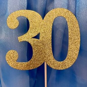30 Birthday Centerpiece Sticks - 30th Birthday Party Decor